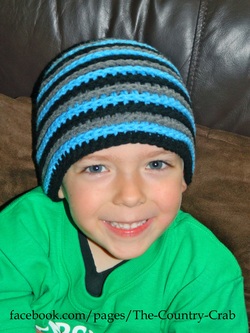 Picture of young boy wearing beanie