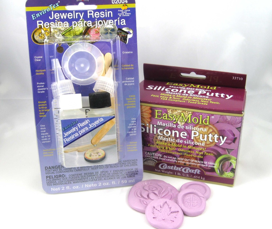 Picture of resin and mold putty