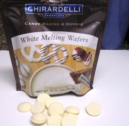 white chocolate wafers