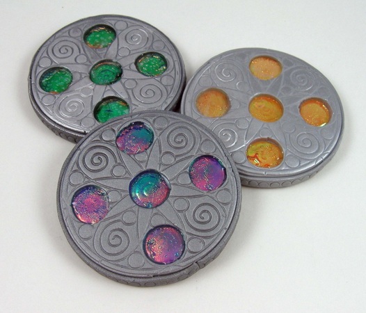 Picture of polymer clay pendants