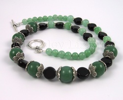 aventurine and amazonite necklace