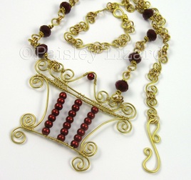 pagoda pendant necklace