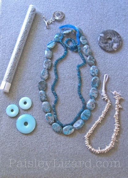 assorted beads and focals