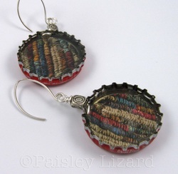 Picture of bottle cap earrings