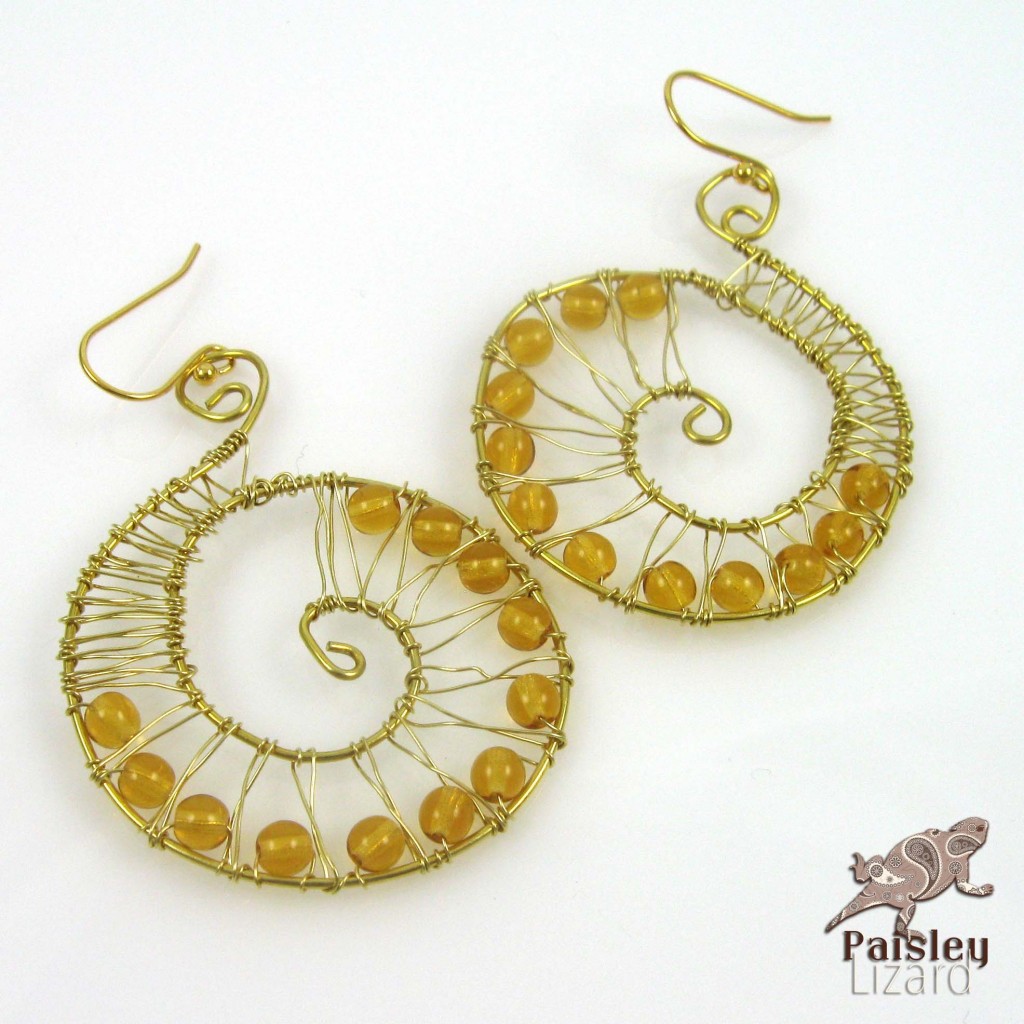 Jewelry Design Challenge Rumplestiltskin earrings