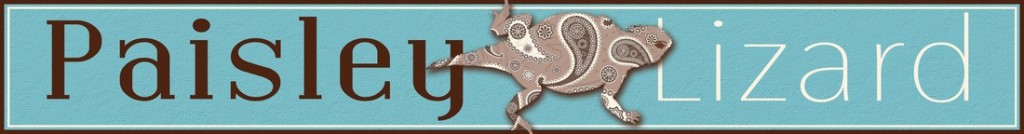 Paisley Lizard etsy shop banner