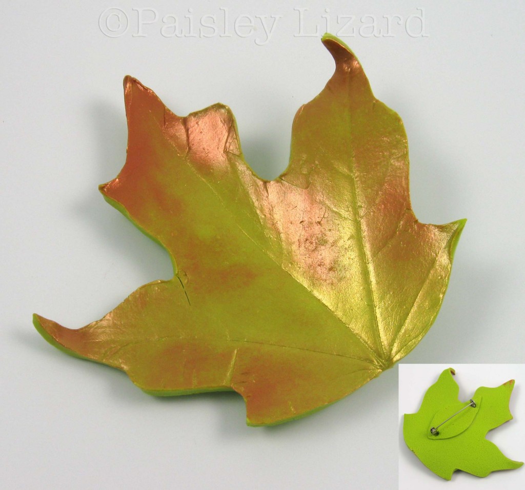 maple leaf brooch