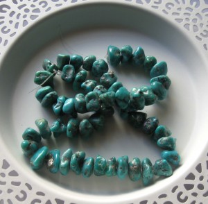 Strand of turquoise nuggets