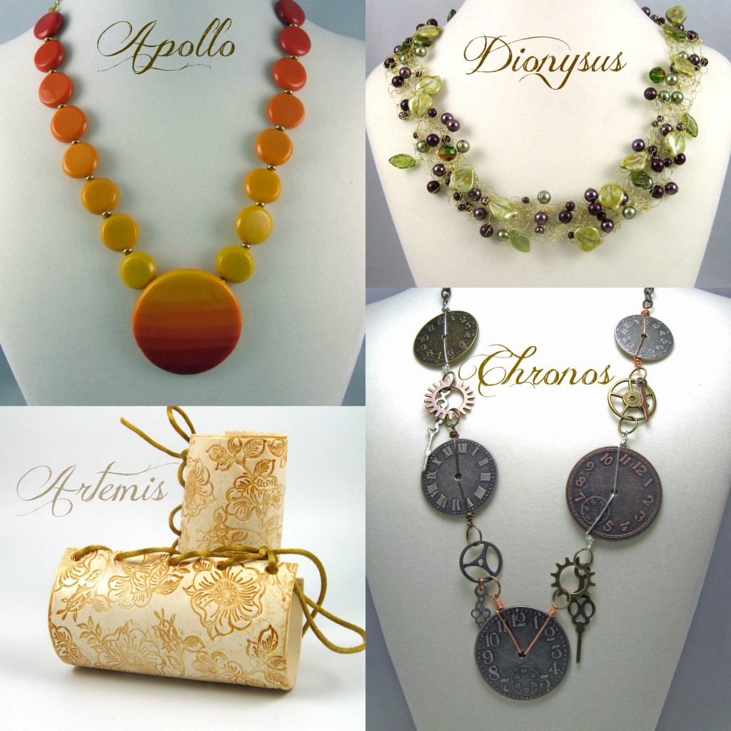 Greek Gods and Goddesses jewelry designs