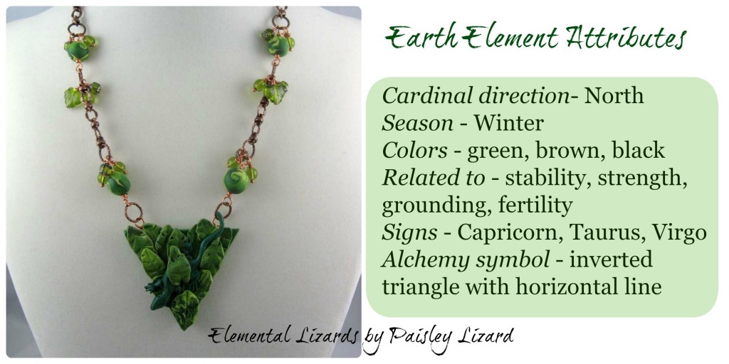 Earth Element attributes and necklace