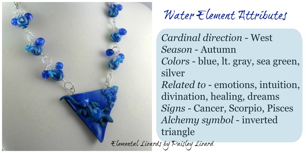 Water Element attributes and necklace