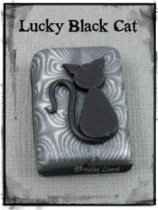 Lucky Black Cat bead