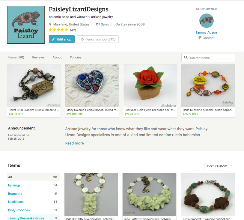 new etsy home layout