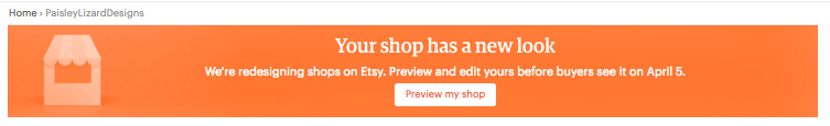 etsy appearance notice