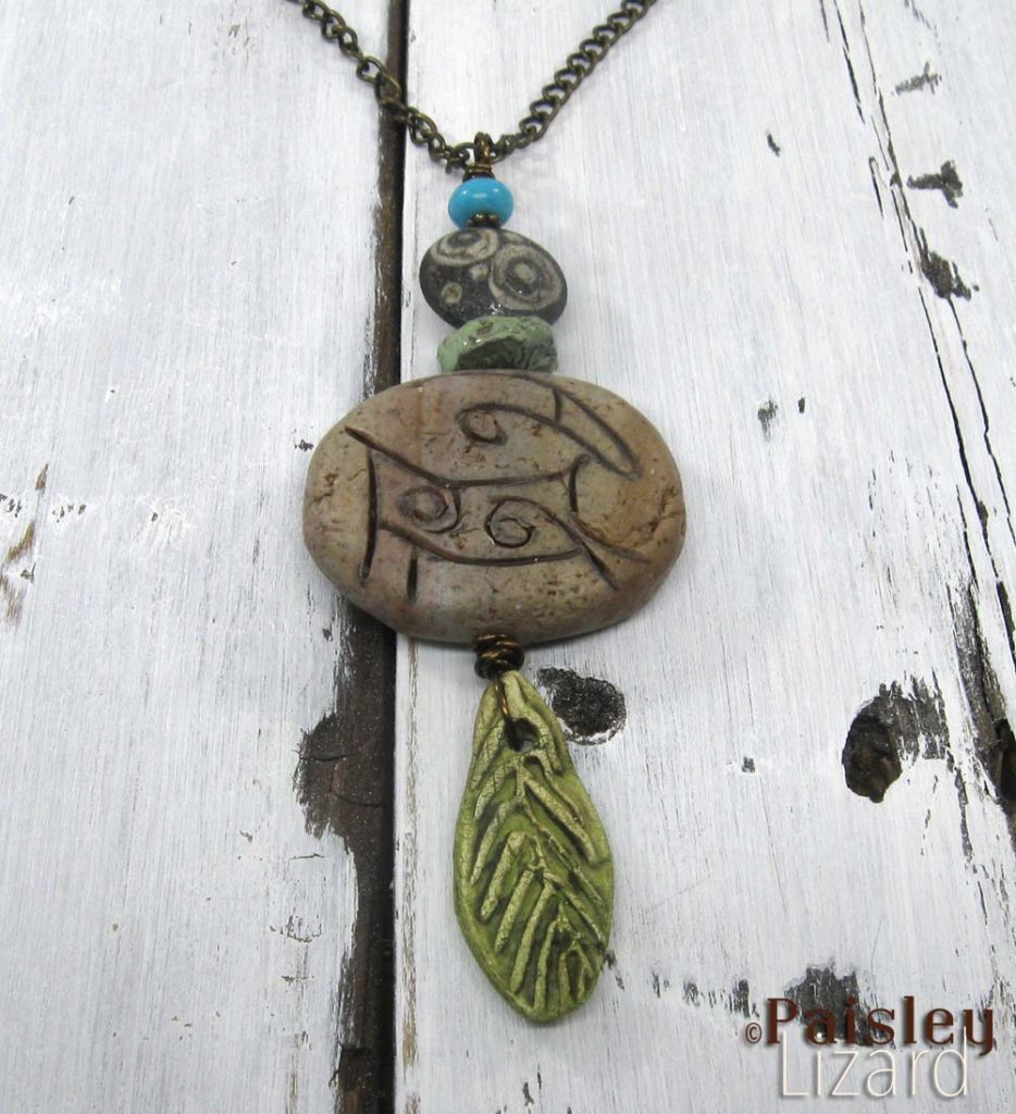 Bighorn Sheep Petroglyph Totem necklace